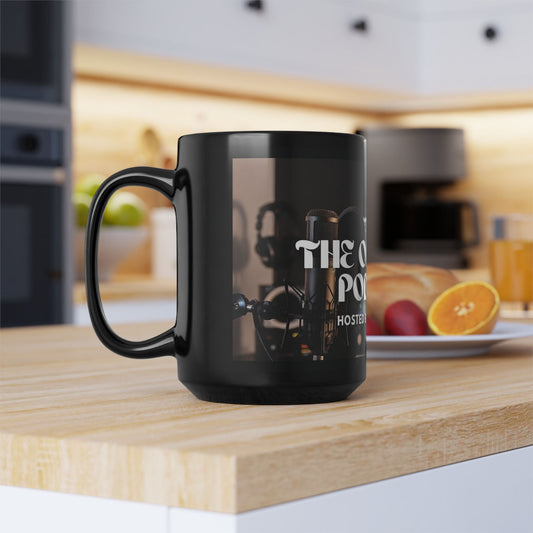 Podcast Host Mug β βThe Ophishal Podcastβ Black Coffee Cup (11oz/15oz)