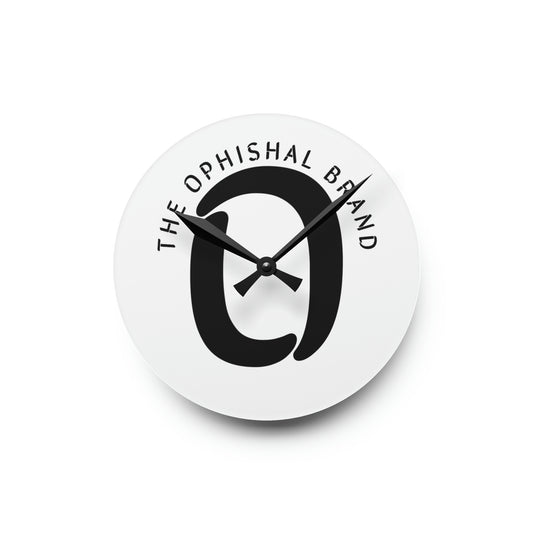 Ophishal Brand Acrylic Wall Clock