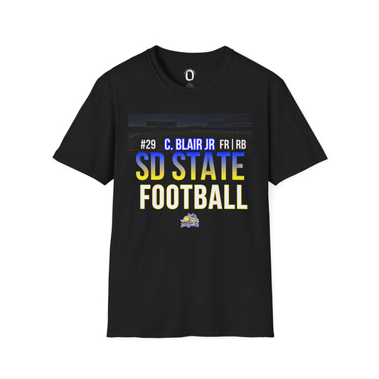 Ophishal Brand Custom SD State Football T-Shirt, Unisex Game Day Tee, Personalized Sports Apparel, Gift for Fans, Comfortable Everyday Wear