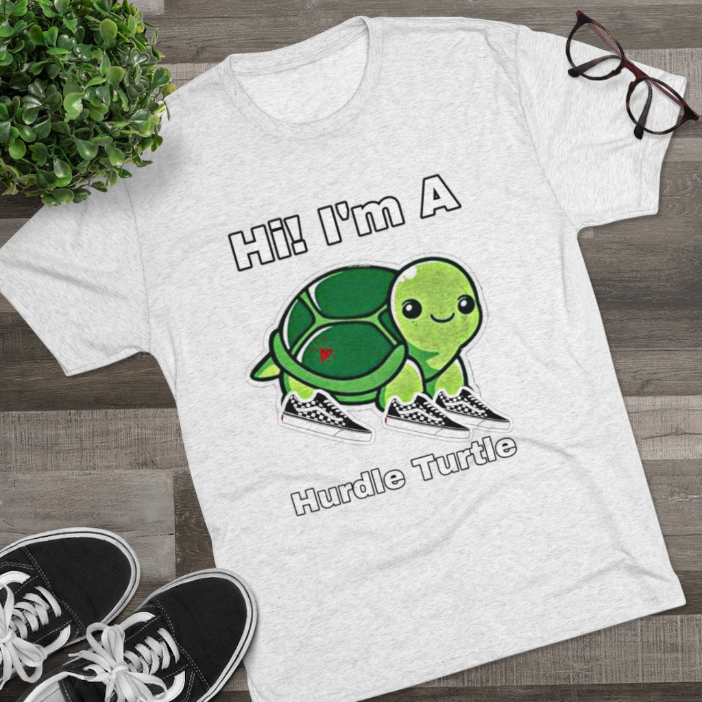 ITG365 20/20 Collection Men's “Hurdle Turtle” Tri-Blend Crew Tee