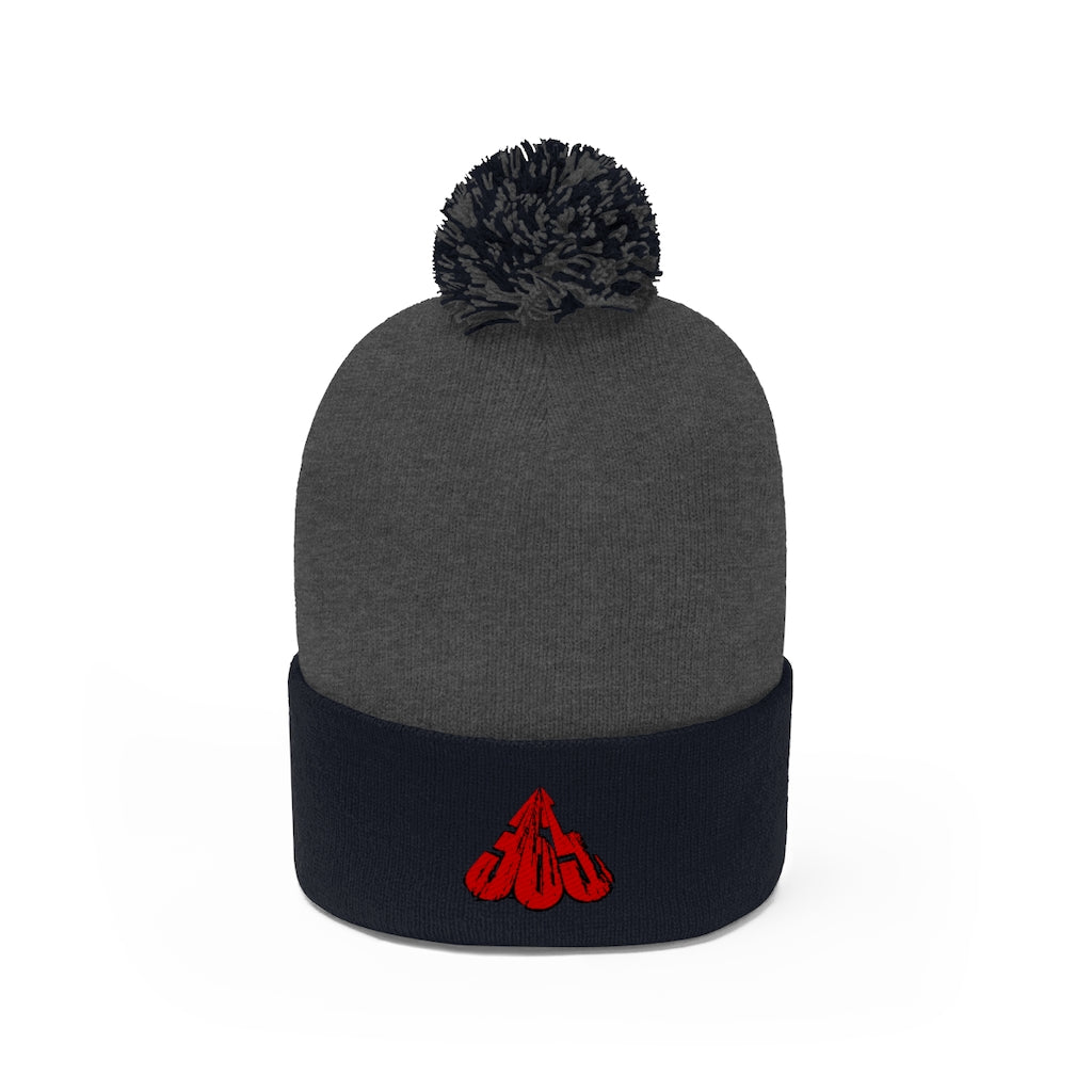 365 Grinderz Pom Pom Beanie (Embroidered)