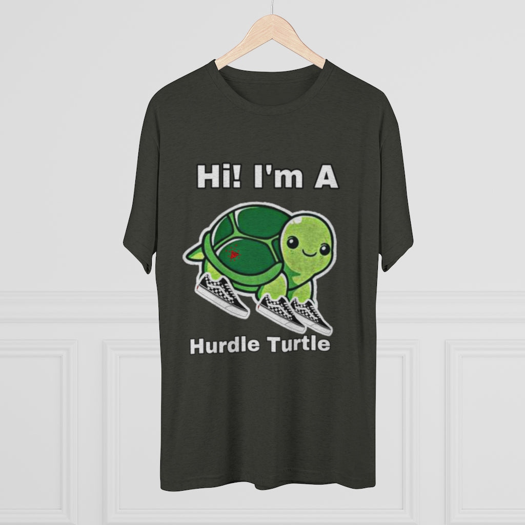 ITG365 20/20 Collection Men's “Hurdle Turtle” Tri-Blend Crew Tee