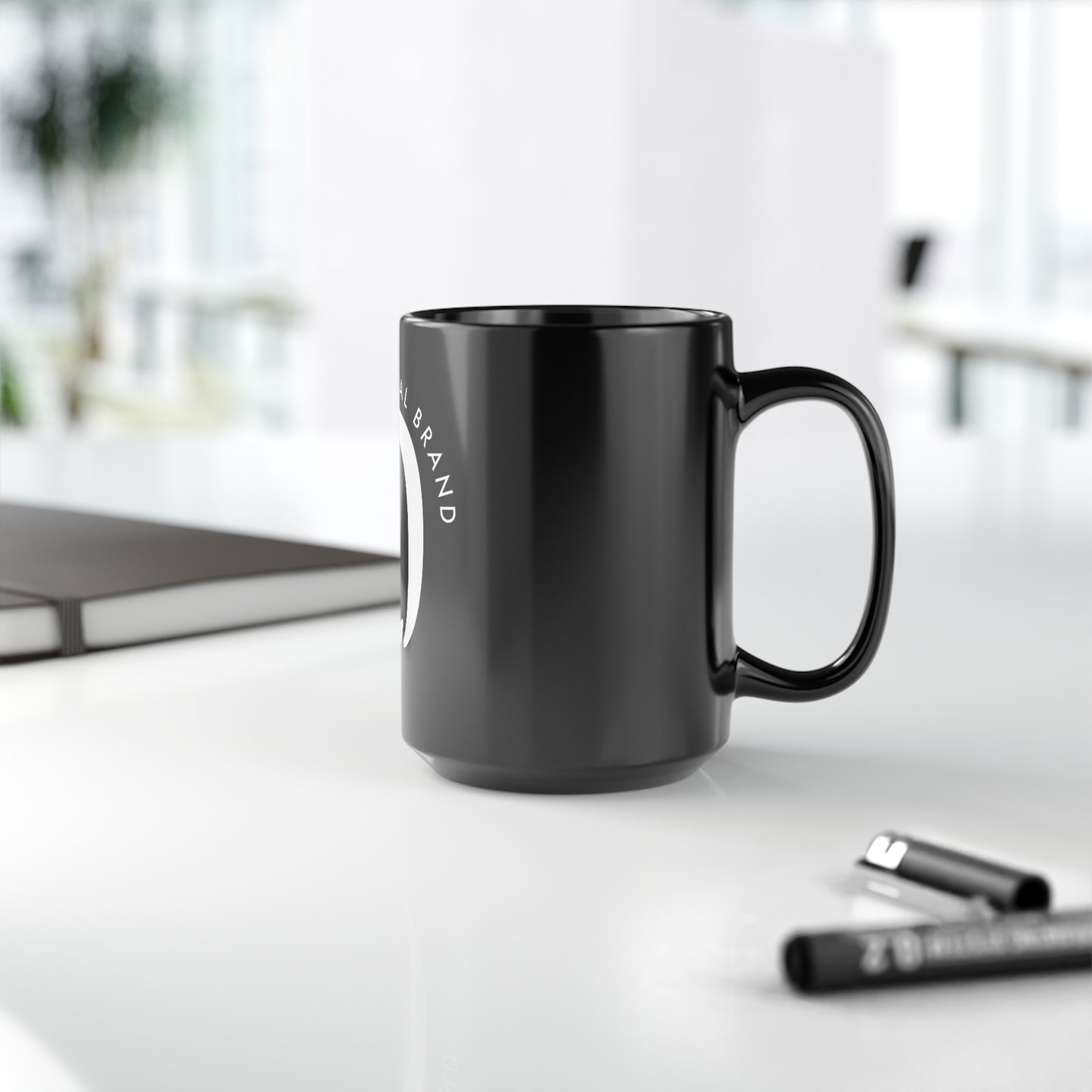 Ophishal Brand x Black Mug, 15oz