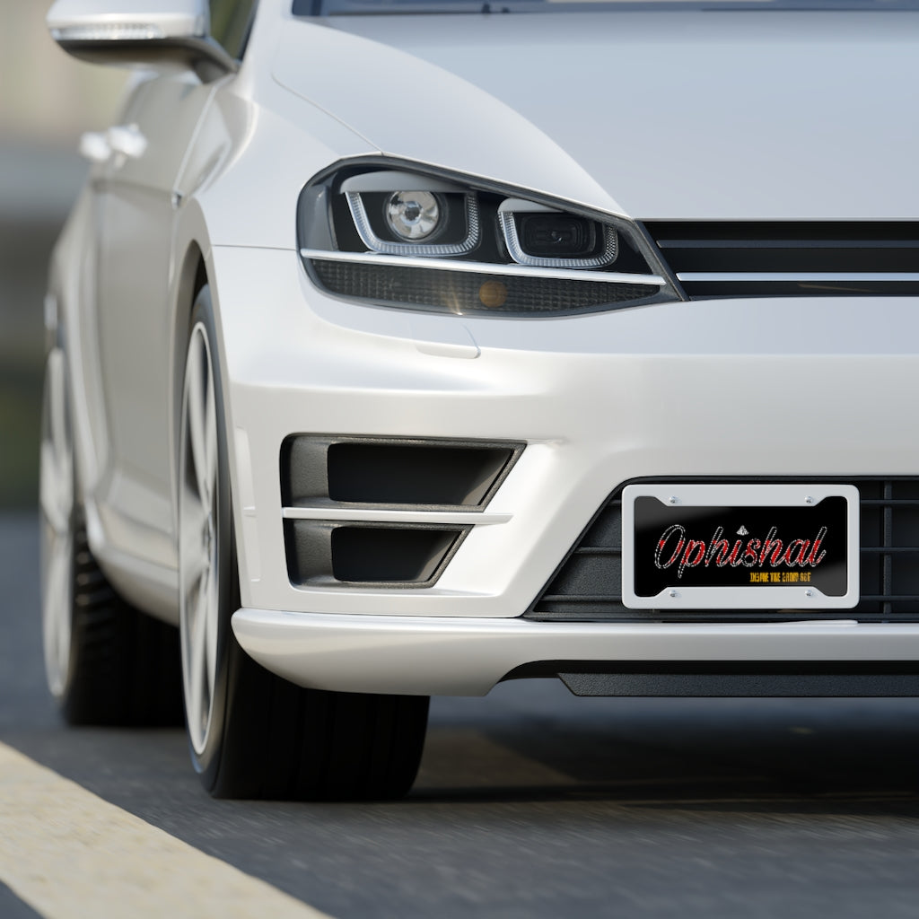 Ophishal License Plate