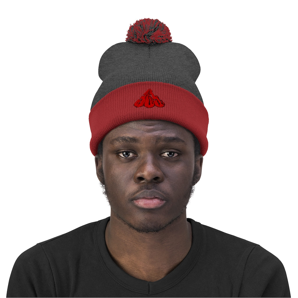 365 Grinderz Pom Pom Beanie (Embroidered)