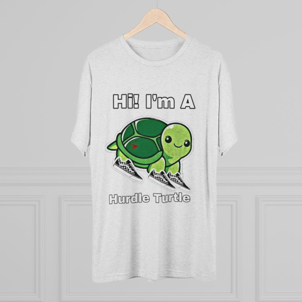 ITG365 20/20 Collection Men's “Hurdle Turtle” Tri-Blend Crew Tee