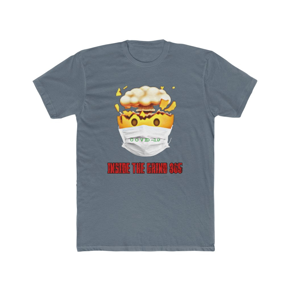 Corona Virus Emoji | Men's Cotton Crew Tee