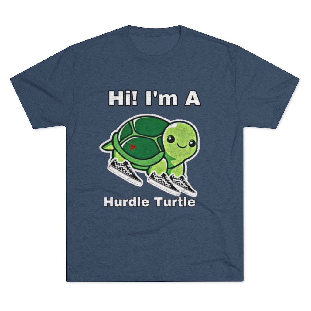 ITG365 20/20 Collection Men's “Hurdle Turtle” Tri-Blend Crew Tee