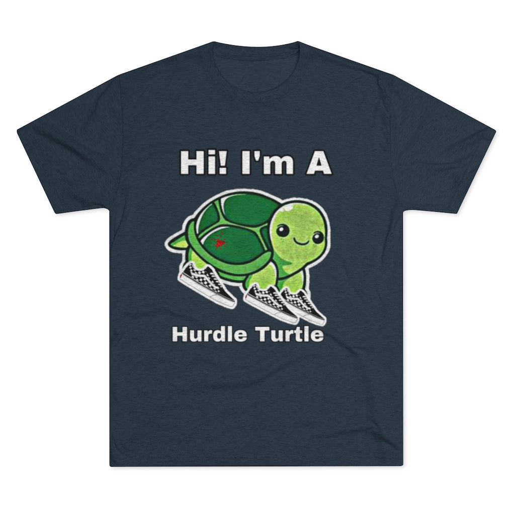 ITG365 20/20 Collection Men's “Hurdle Turtle” Tri-Blend Crew Tee