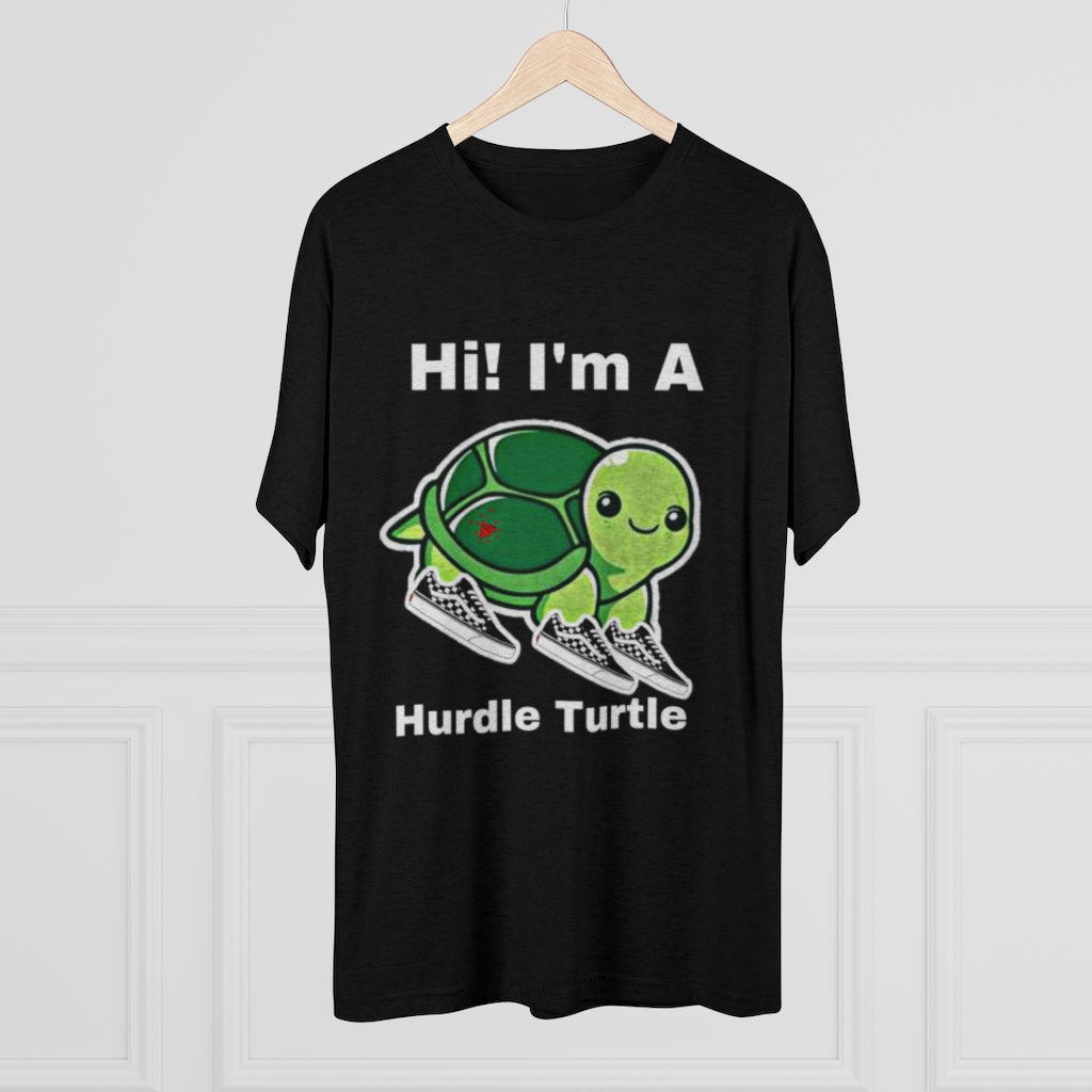 ITG365 20/20 Collection Men's “Hurdle Turtle” Tri-Blend Crew Tee