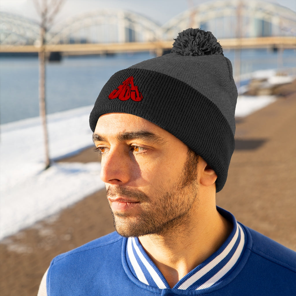365 Grinderz Pom Pom Beanie (Embroidered)