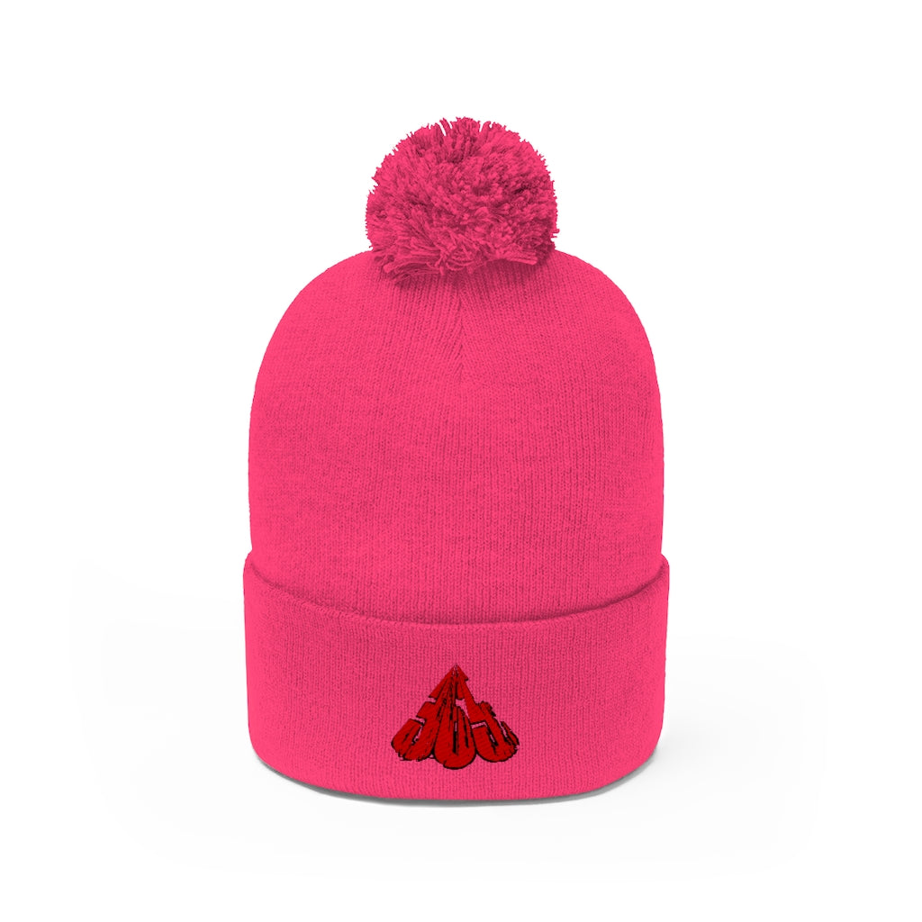 365 Grinderz Pom Pom Beanie (Embroidered)
