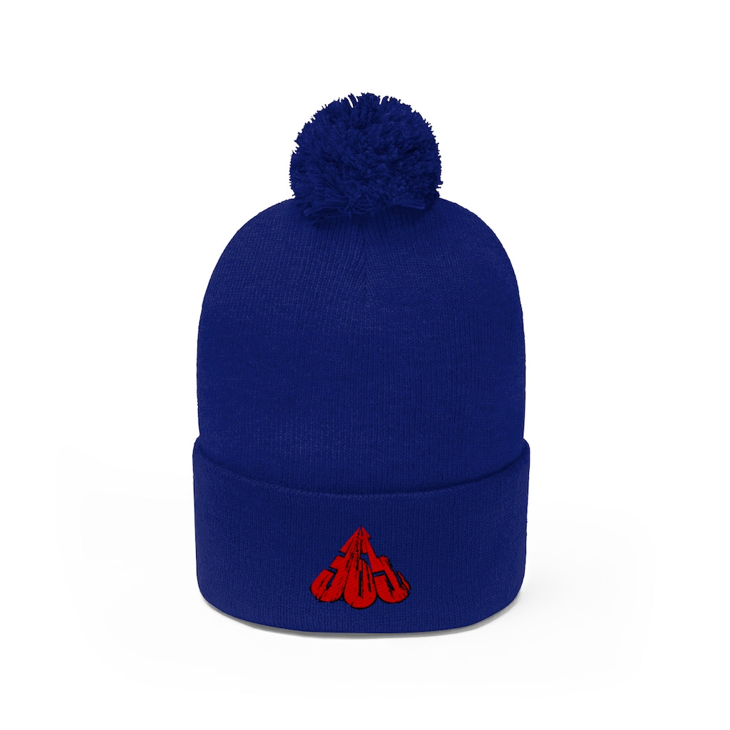365 Grinderz Pom Pom Beanie (Embroidered)