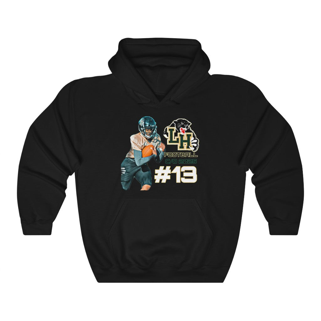 365 Brand “Personalized High School Football” Hooded Sweatshirt