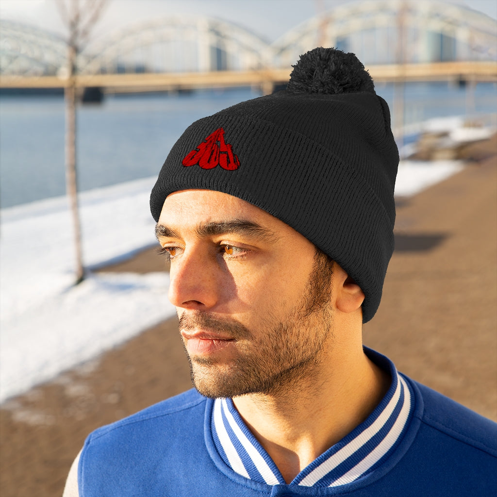 365 Grinderz Pom Pom Beanie (Embroidered)