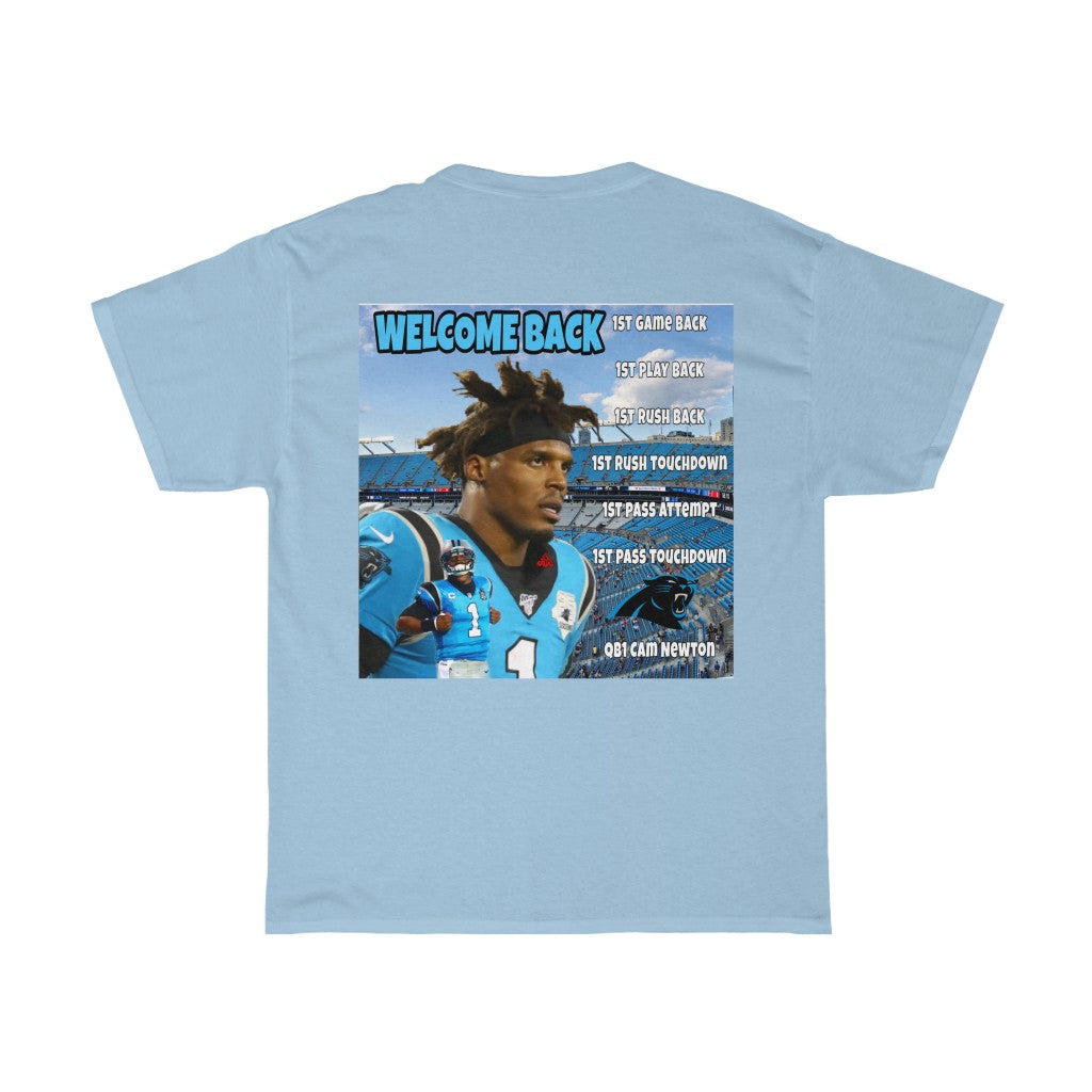 CAM NEWTON “I’M BACK!!!” T SHIRT