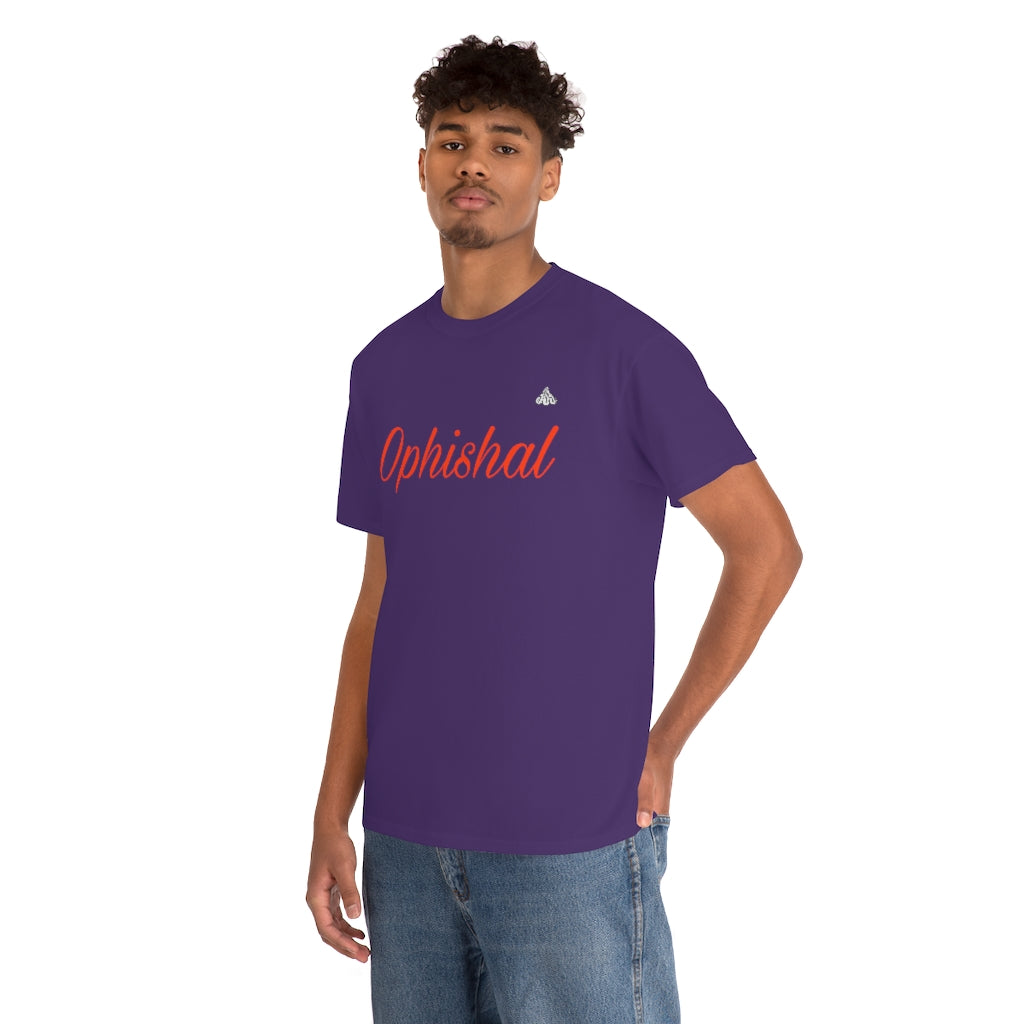 Ophishal T Shirt (Orange Letters)