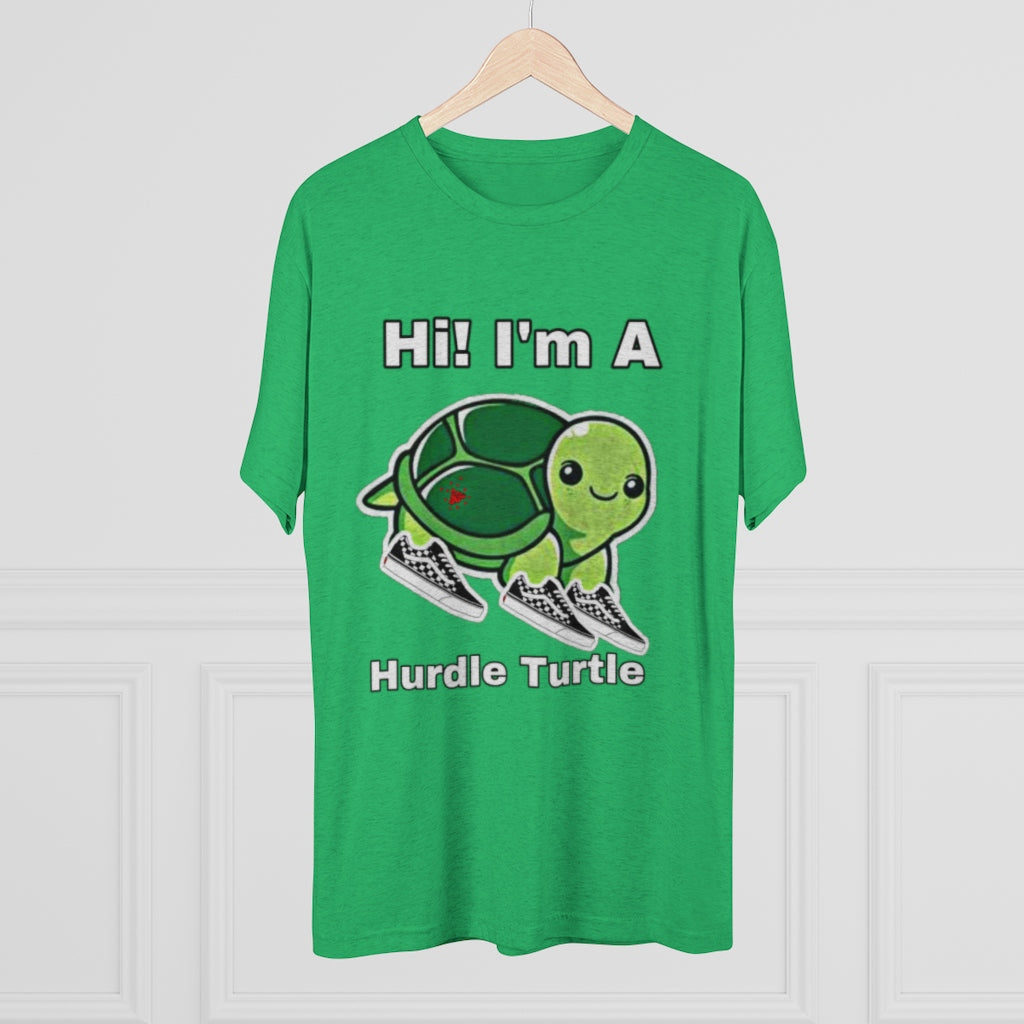 ITG365 20/20 Collection Men's “Hurdle Turtle” Tri-Blend Crew Tee