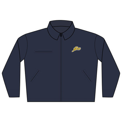 Ophishal Brand Embroidered Work Jacket — Small Yellow Jacks Logo