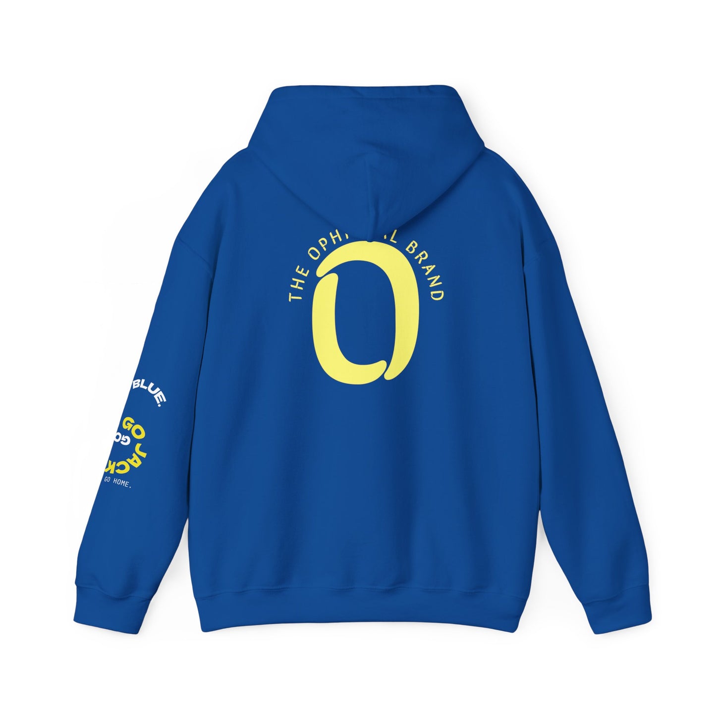 Ophishal Brand Yellow 'O' Logo Hoodie — Subtle Graphic Pullover
