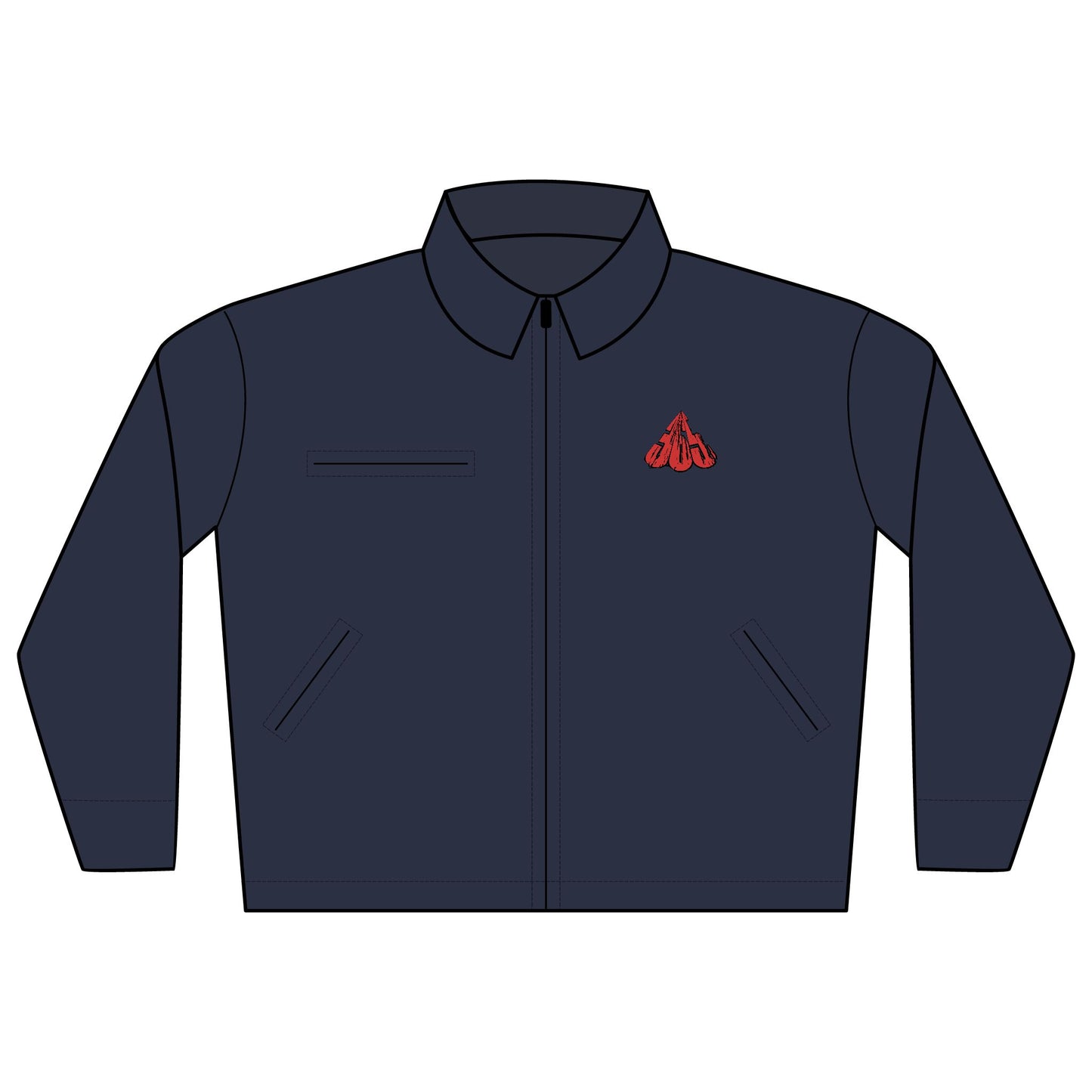 365 Brand Embroidered Work Jacket