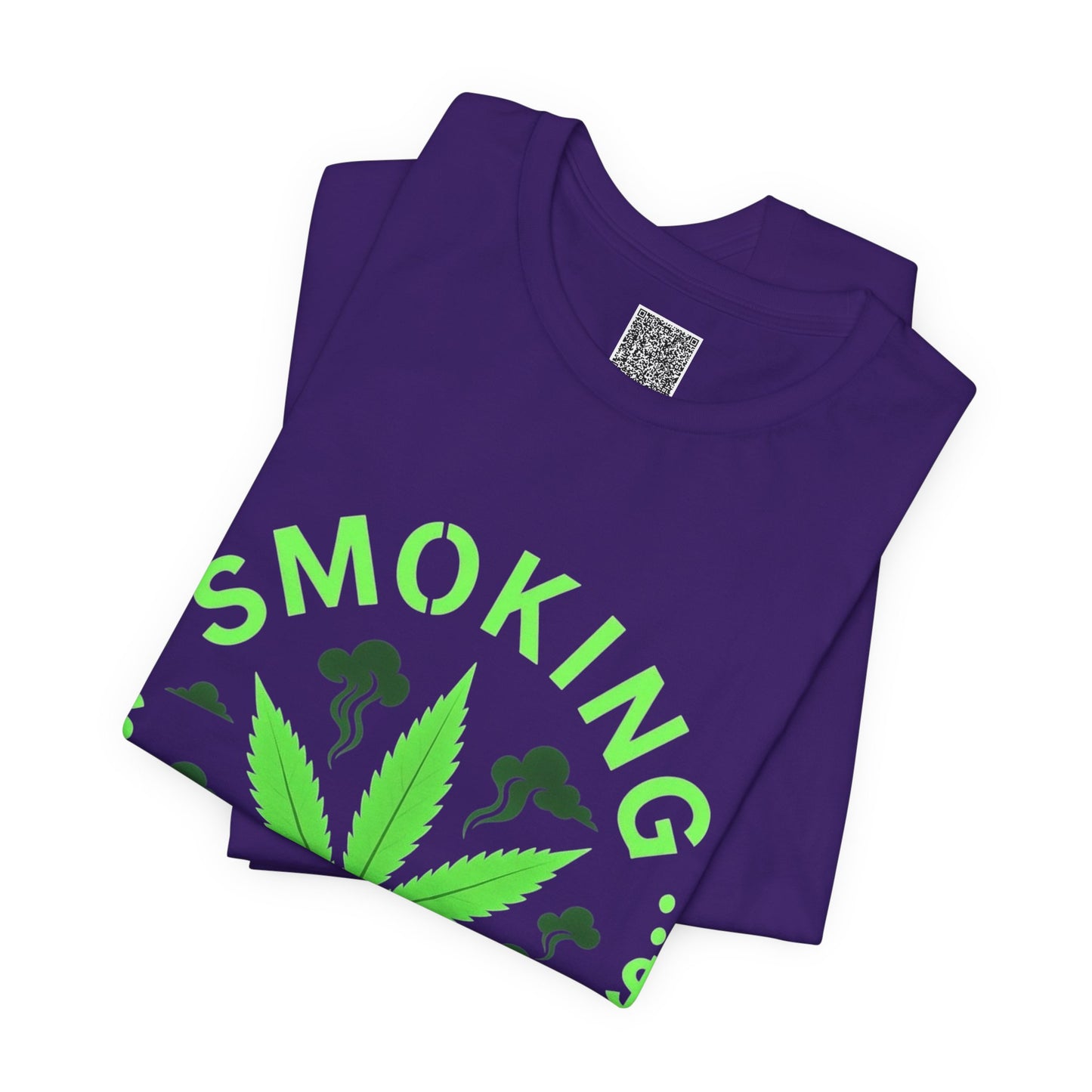 Ophishal Brand - Melting Glitch 'Smoking Section' Tee | psychedelic typography, trippy font shirt