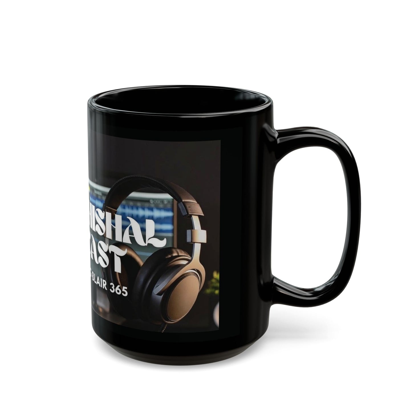 Podcast Host Mug — “The Ophishal Podcast” Black Coffee Cup (11oz/15oz)