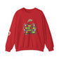 Ophishal Brand Merry Christmas and Party On, Ugly Christmas Party Sweatshirt | Festive Gag Sweater