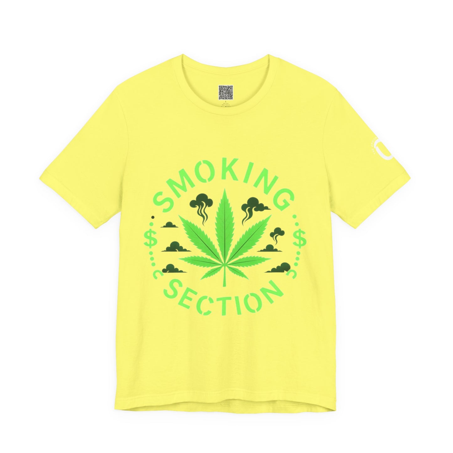 Ophishal Brand - Melting Glitch 'Smoking Section' Tee | psychedelic typography, trippy font shirt