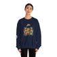 Ophishal Brand Merry Christmas and Party On, Ugly Christmas Party Sweatshirt | Festive Gag Sweater