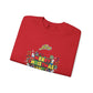Ophishal Brand Merry Christmas and Party On, Ugly Christmas Party Sweatshirt | Festive Gag Sweater