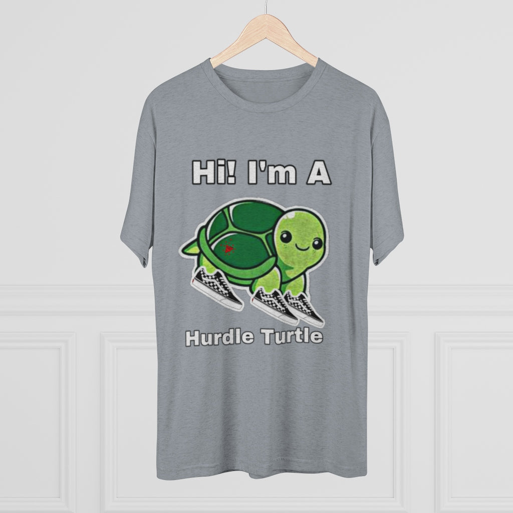 ITG365 20/20 Collection Men's “Hurdle Turtle” Tri-Blend Crew Tee
