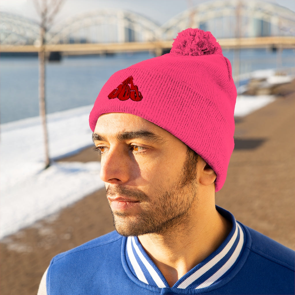 365 Grinderz Pom Pom Beanie (Embroidered)