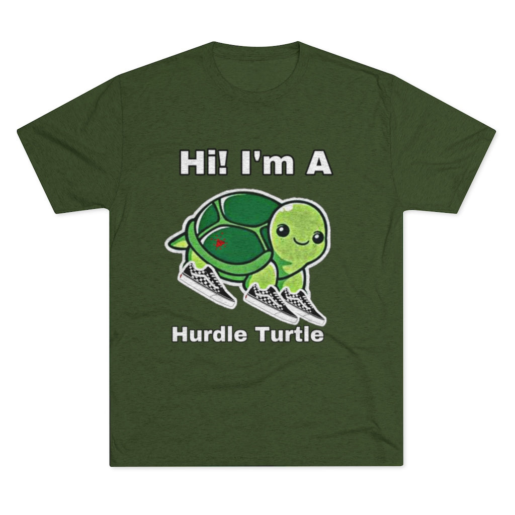 ITG365 20/20 Collection Men's “Hurdle Turtle” Tri-Blend Crew Tee