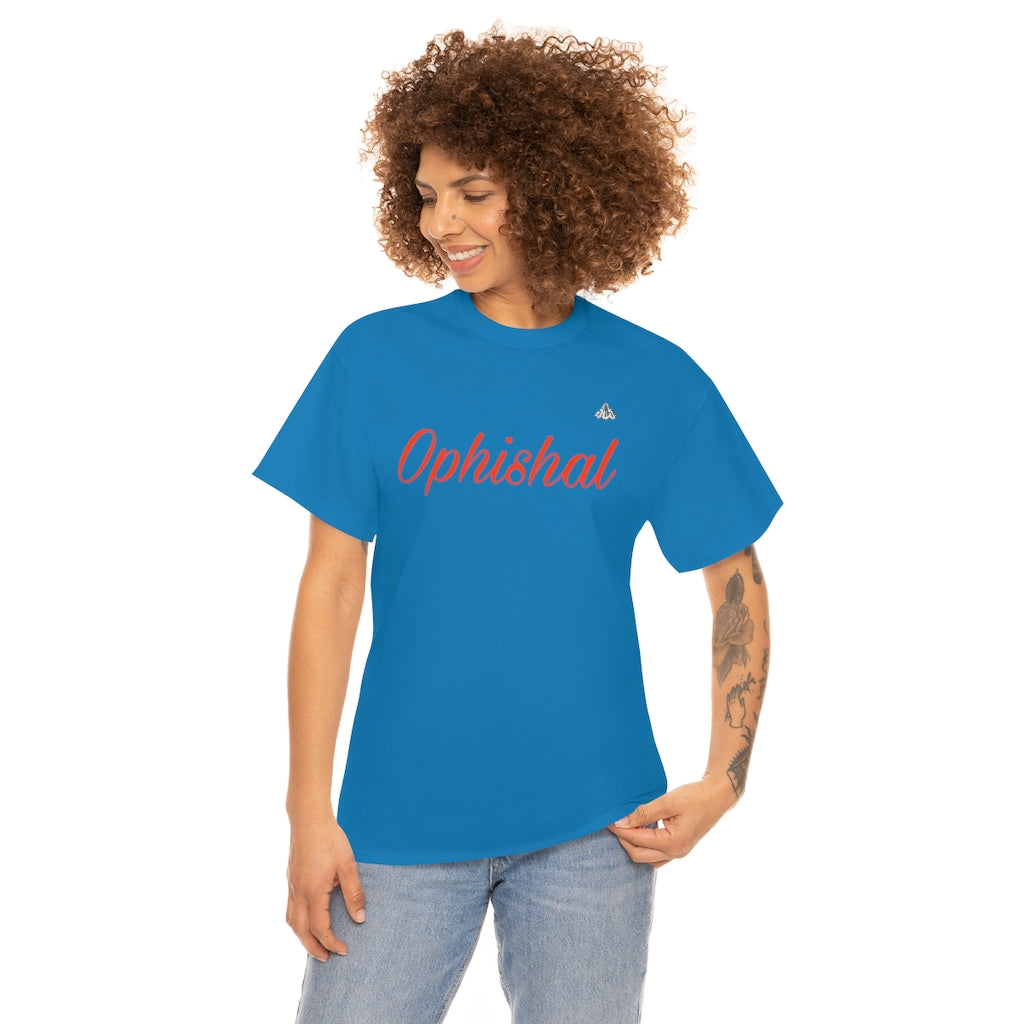 Ophishal T Shirt (Orange Letters)