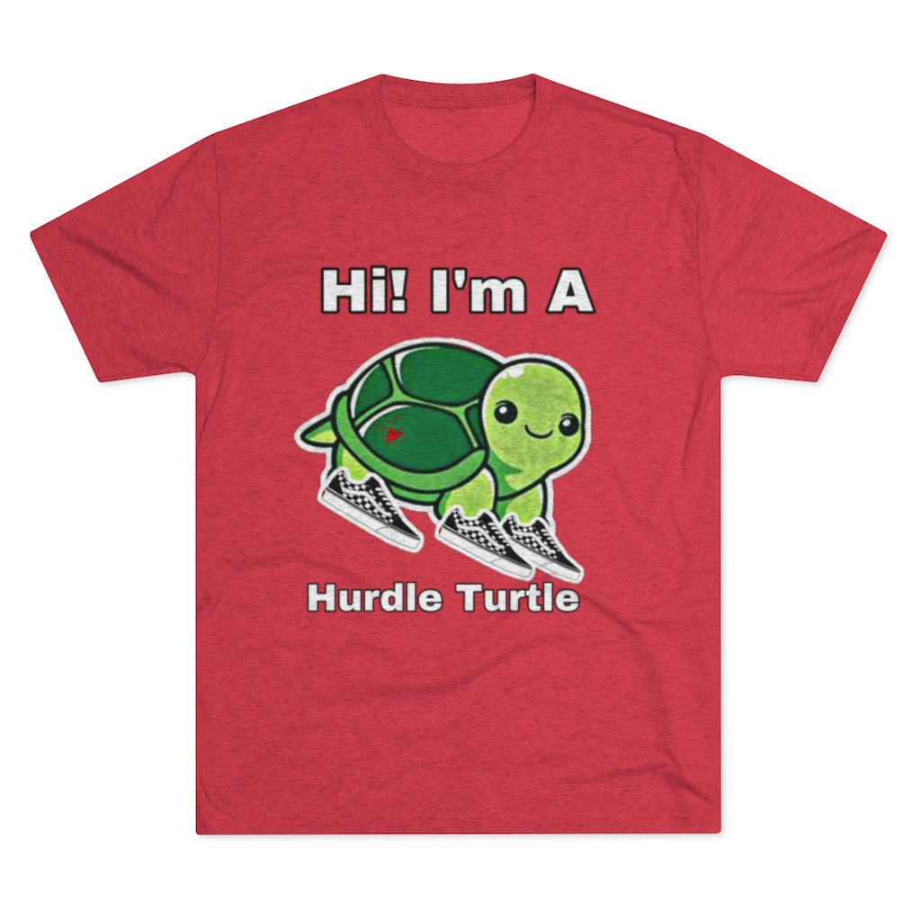 ITG365 20/20 Collection Men's “Hurdle Turtle” Tri-Blend Crew Tee