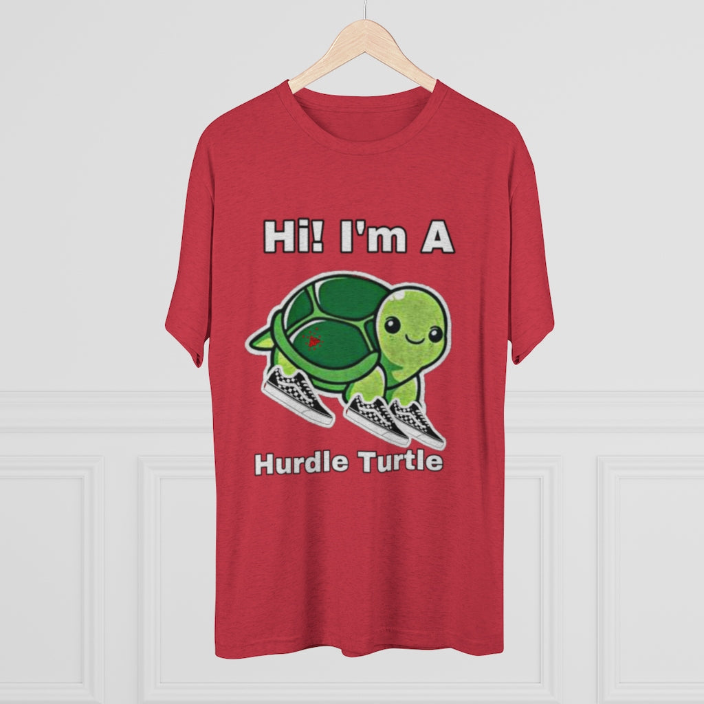 ITG365 20/20 Collection Men's “Hurdle Turtle” Tri-Blend Crew Tee