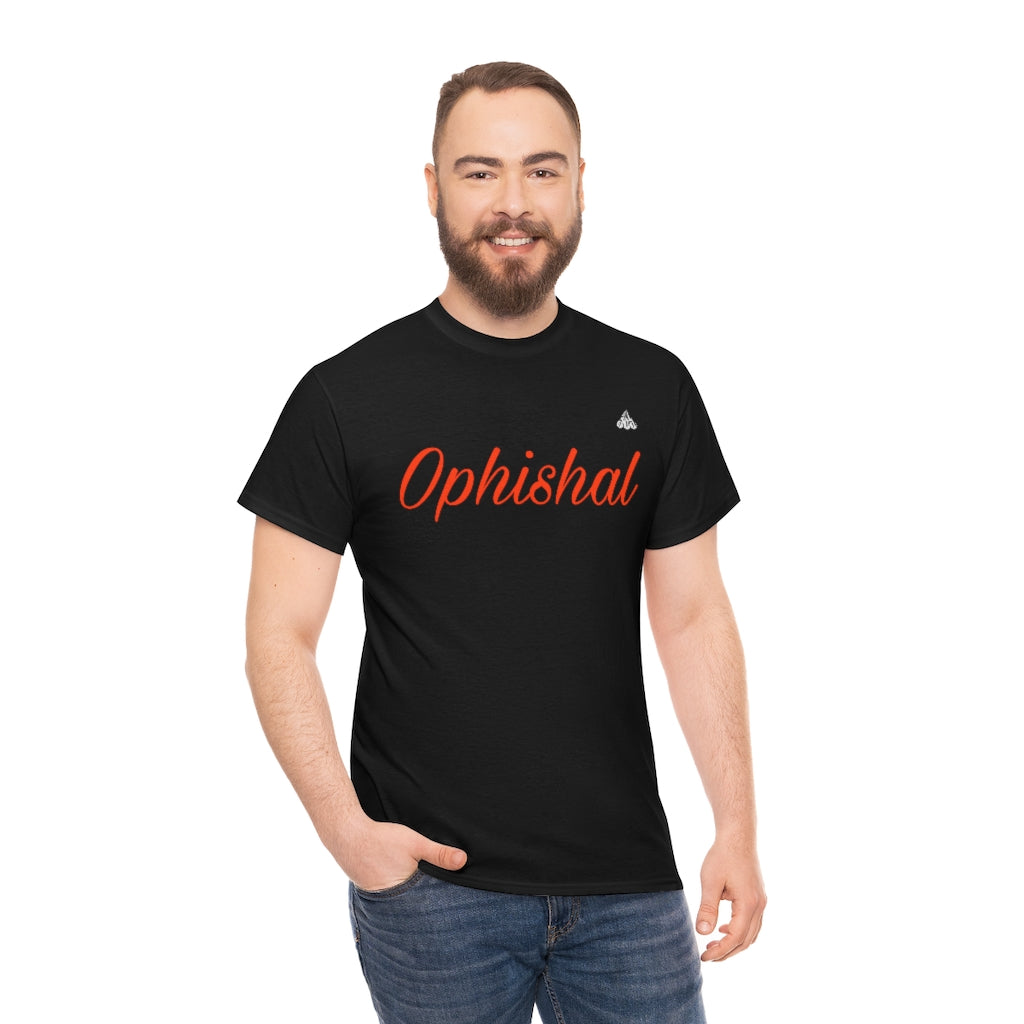 Ophishal T Shirt (Orange Letters)
