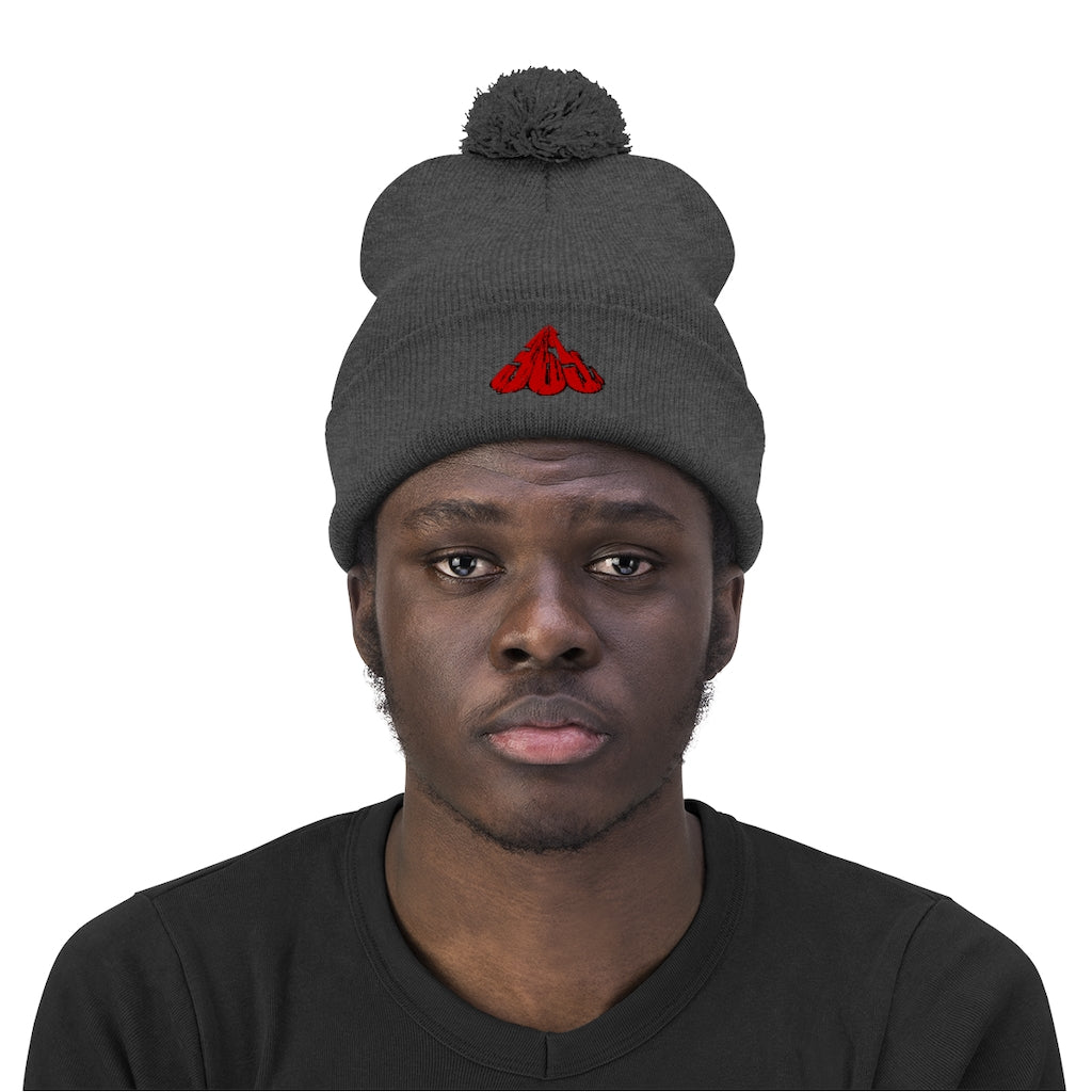 365 Grinderz Pom Pom Beanie (Embroidered)