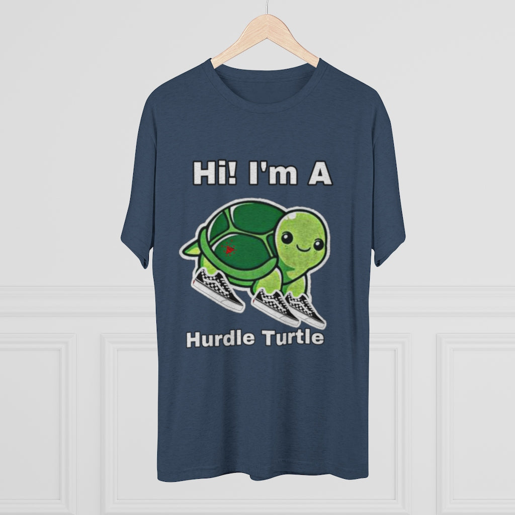 ITG365 20/20 Collection Men's “Hurdle Turtle” Tri-Blend Crew Tee