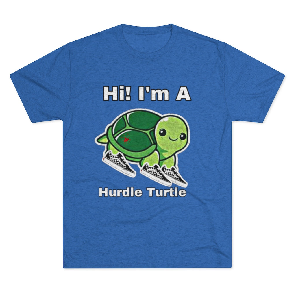 ITG365 20/20 Collection Men's “Hurdle Turtle” Tri-Blend Crew Tee