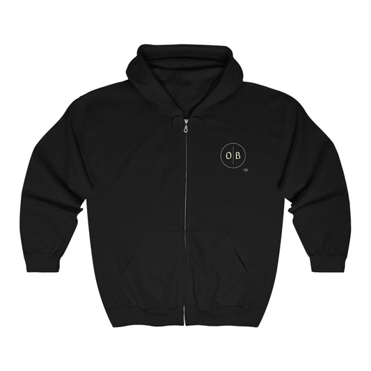 Ophishal Brand x Full Zip Hooded Sweatshirt