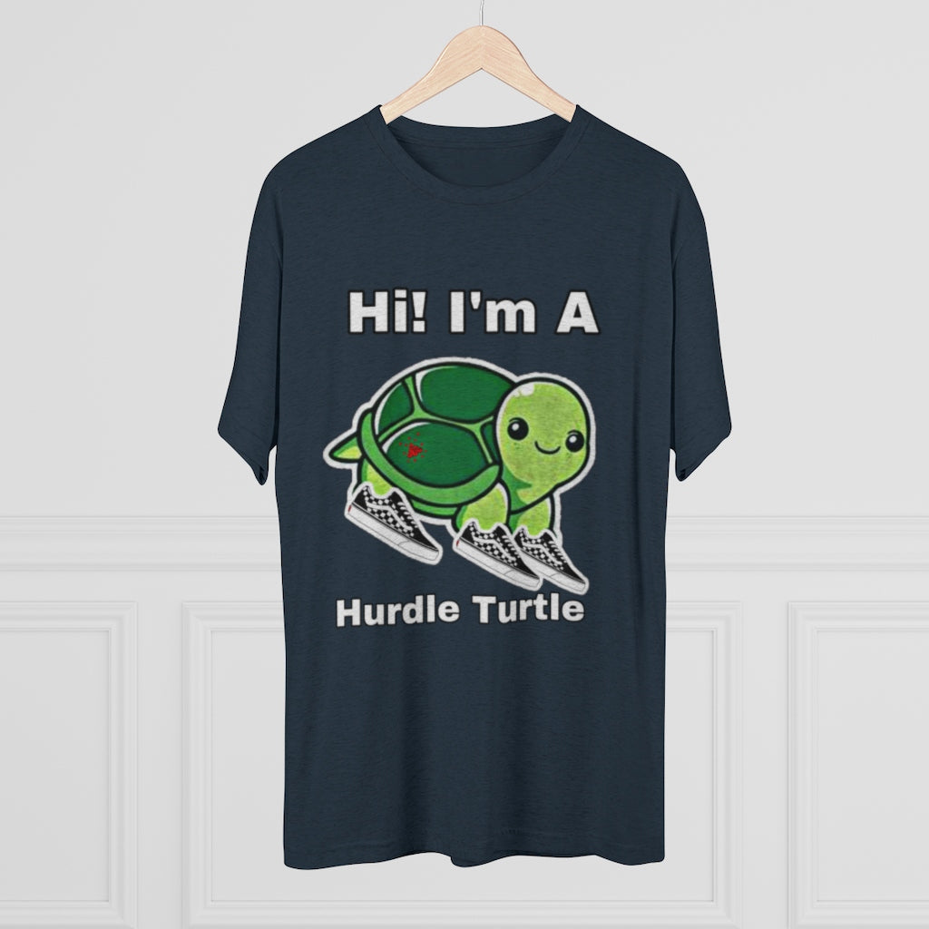 ITG365 20/20 Collection Men's “Hurdle Turtle” Tri-Blend Crew Tee