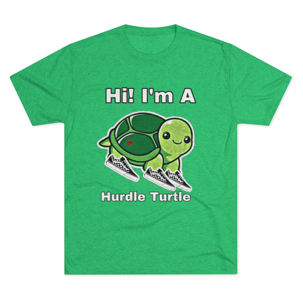 ITG365 20/20 Collection Men's “Hurdle Turtle” Tri-Blend Crew Tee