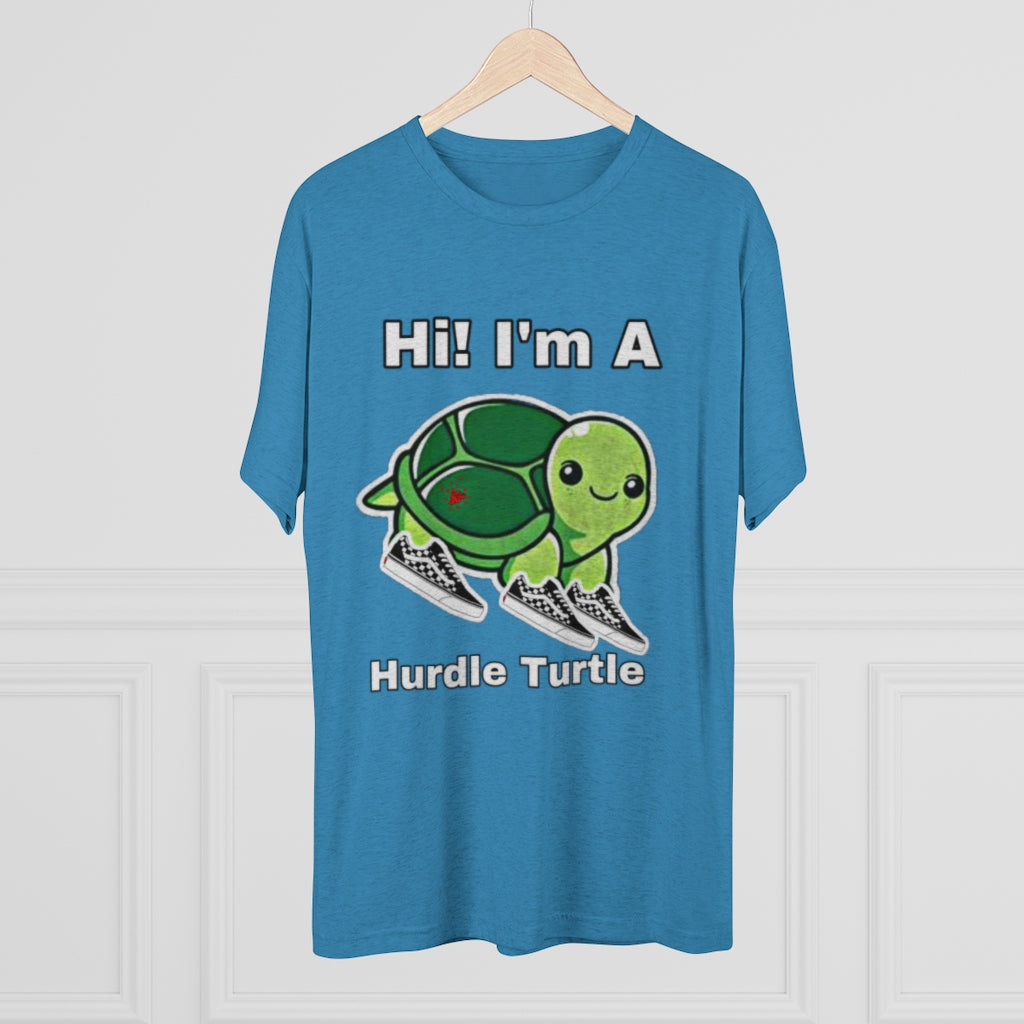 ITG365 20/20 Collection Men's “Hurdle Turtle” Tri-Blend Crew Tee