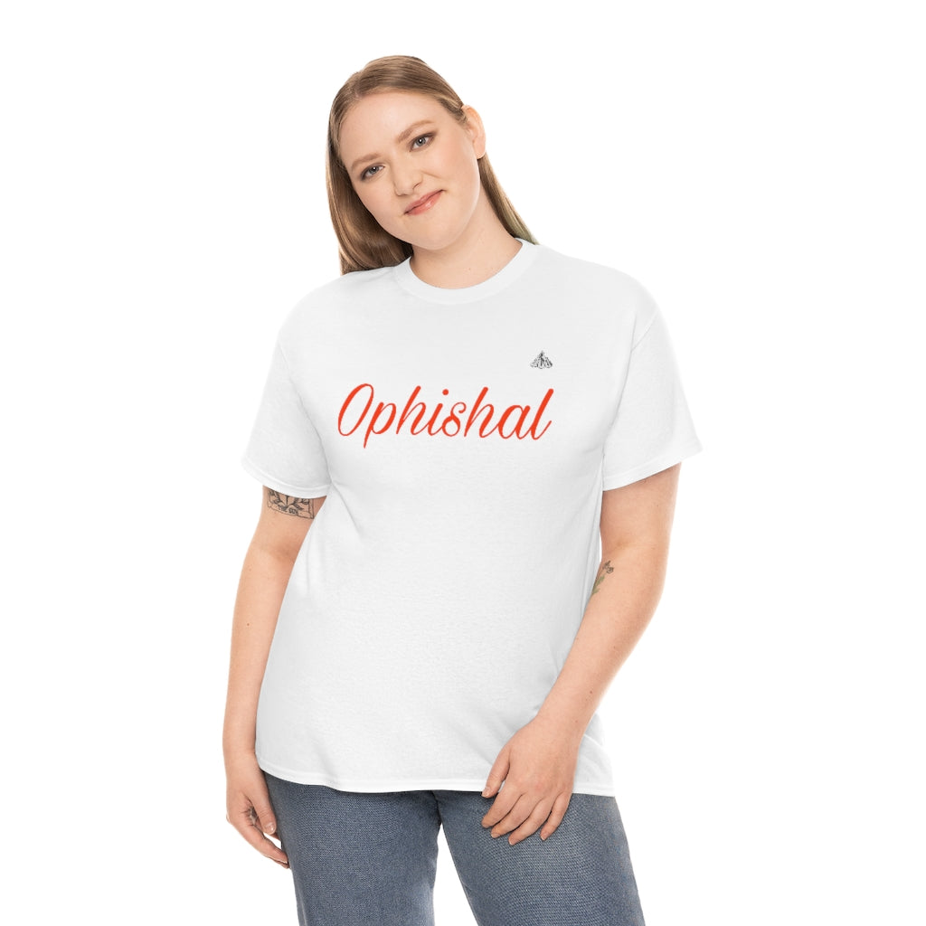 Ophishal T Shirt (Orange Letters)
