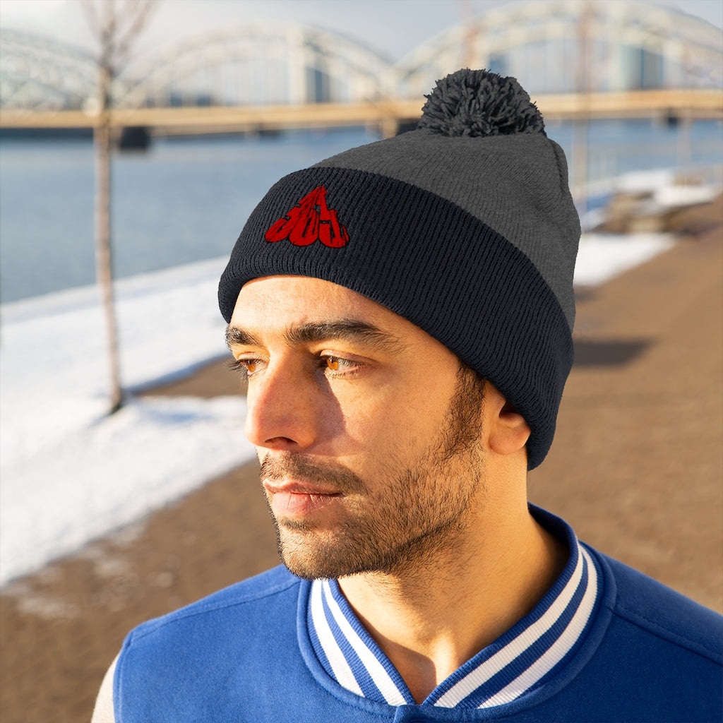 365 Grinderz Pom Pom Beanie (Embroidered)