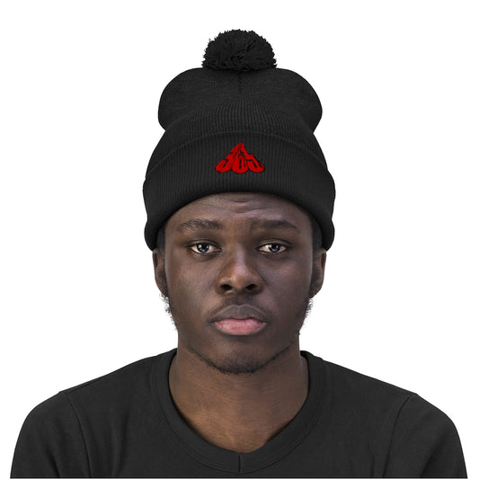 365 Grinderz Pom Pom Beanie (Embroidered)