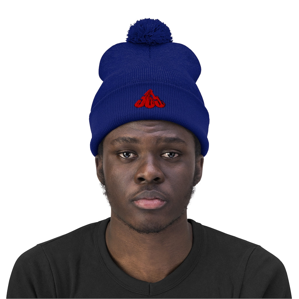 365 Grinderz Pom Pom Beanie (Embroidered)